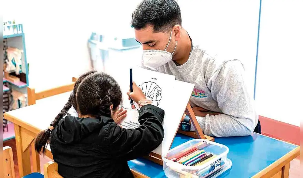 Habilidades. Niños autistas no desarrollan la comunicación verbal, apelan a lo lúdico para comunicarse. Foto: Cortesía