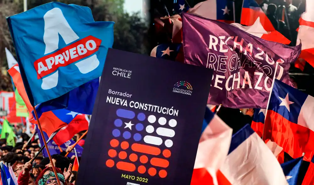 Chile decide si gira a un nuevo modelo social y sepulta la Constitución de Pinochet. Foto: composición LR / AFP | Video: EFE