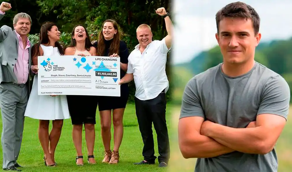 La familia de su expareja tenía la intención de compartir el dinero con el joven, pero él terminó con la afortunada. Foto: Composición LR/Daily Star/Matthew Horwood/Wales News Service. La familia de su expareja tenía la intención de compartir el dinero con el joven, pero él terminó con la afortunada. Foto: Composición LR/Daily Star/Matthew Horwood/Wales News Service.