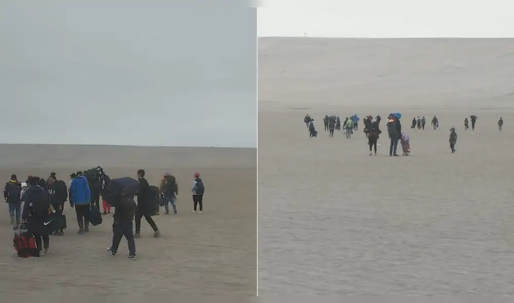 Ciudadanos extranjeros, junto con menores de edad, pretendían ingresar a Perú. Foto: PNP Ciudadanos extranjeros, junto con menores de edad, pretendían ingresar a Perú. Foto: PNP