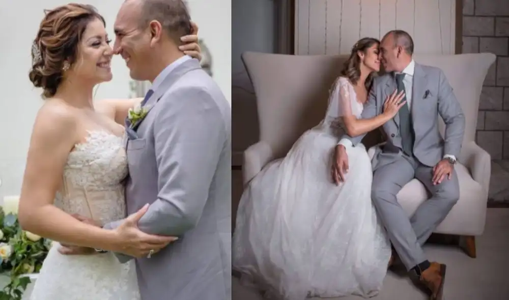 Karla contó con dos vestidos de cambio, uno para la boda en la municipalidad y otro para la ceremonia dentro de la casa. Foto: Archivo LR