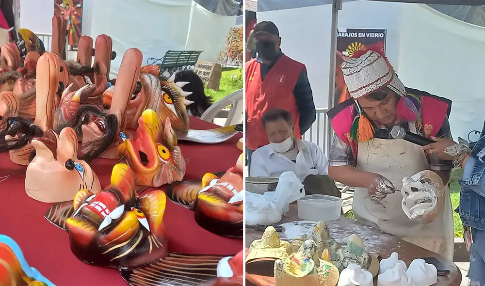 Artesano brindó sus secretos para el acabado de máscaras que son usadas por alrededor de 19 danzas paucartambinas. Foto: La República/Luis Álvarez Artesano brindó sus secretos para el acabado de máscaras que son usadas por alrededor de 19 danzas paucartambinas. Foto: La República/Luis Álvarez