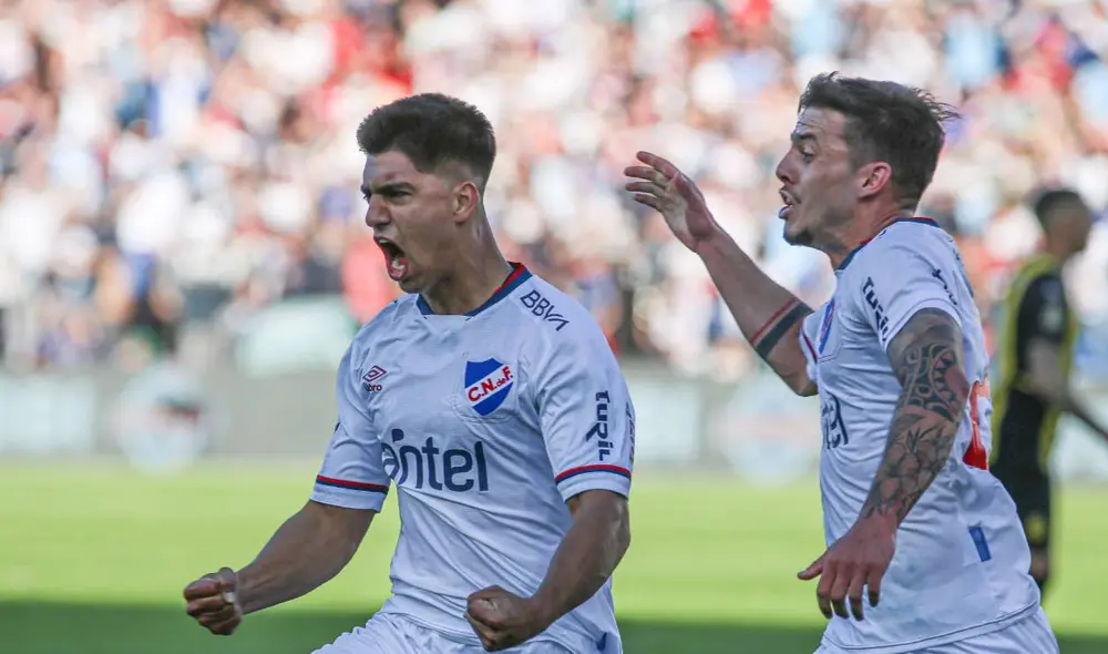 Nacional ganó el clásico uruguayo con un golazo de Luis Suárez, que anotó su tercer tanto con los albos. Foto: EFE