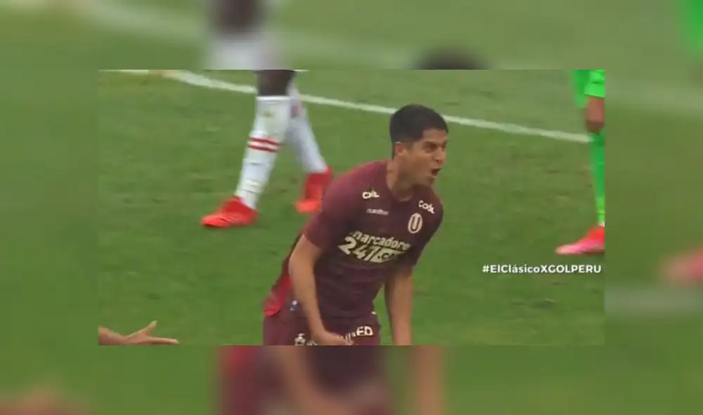 Rugel entró por Federico Alonso. Foto: captura de GolPerú