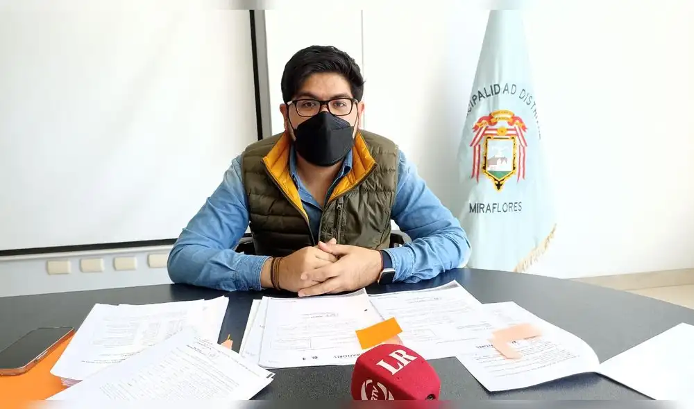 Gerente de Desarrollo Urbano de la comuna miraflorina, Jean Pierre Acero. Foto: Wilder Pari/URPI-LR