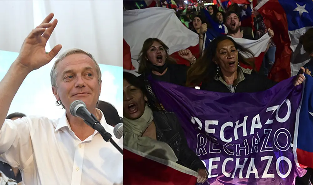 El ex candidato presidencial José Antonio Kast se pronunció sobre el resultado del Plebiscito de Salida Chile 2022. Foto: composición LR/AFP