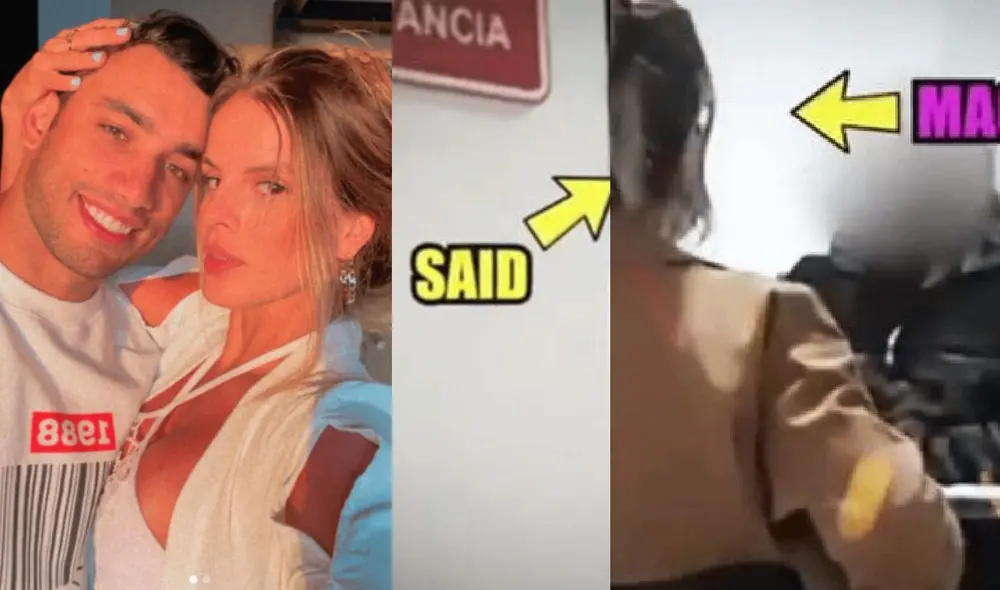 La expareja asistió a notaría. Foto: Alejandra Baigorria/Instagram y Screenshot de "Amor y fuego"