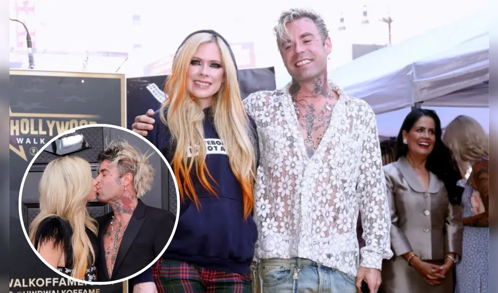 Avril Lavigne y Mod Sun están cerca de dar el "sí, acepto". Foto: composición LR/AFP