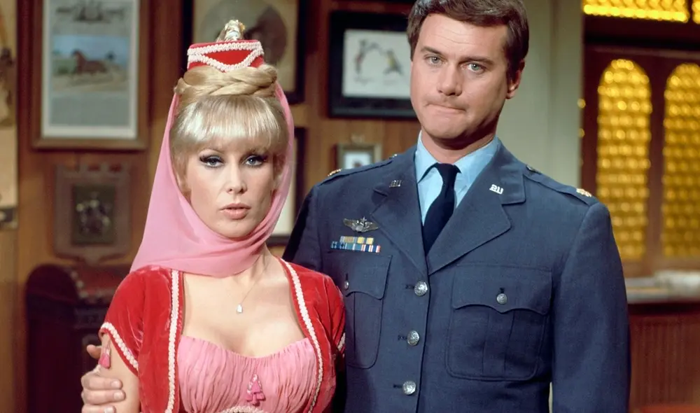 "Mi bella genio" es protagonizada por Barbara Eden y Larry Hagman. Foto: NBC