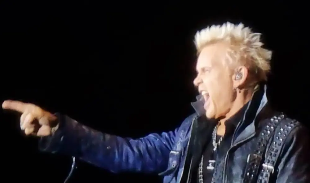 Billy Idol se reunió con sus fans de Perú en emotivo concierto. Foto: Jessica Merino/ URPI-LR