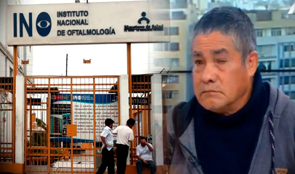 Hombre fue a operarse carnosidad al INO y quedó sin poder ver en un ojo. Foto: composición LR/ captura de ATV