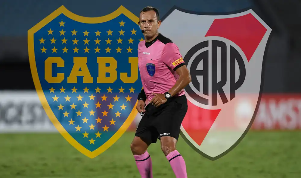 Darío Herrera será el árbitro del Boca Juniors vs. River Plate este domingo 11 de septiembre. Foto: composición LR/AFP