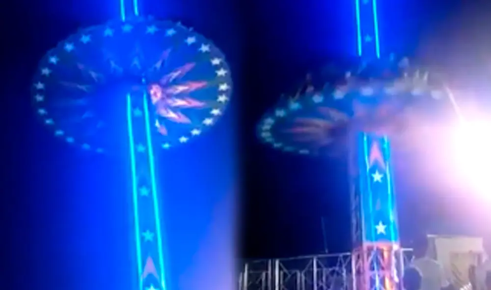 16 mujeres y varios niños resultaron heridos. Juego habría presentado fallas en los frenos. Foto: Twitter Nikhil Choudhary 16 mujeres y varios niños resultaron heridos. Juego habría presentado fallas en los frenos. Foto: Twitter Nikhil Choudhary