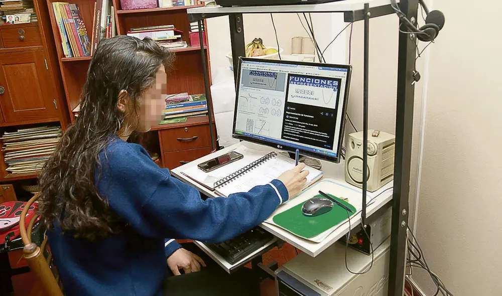 En remoto. El retroceso en aprendizajes en la escuela pública ha quedado demostrado. Foto: difusión