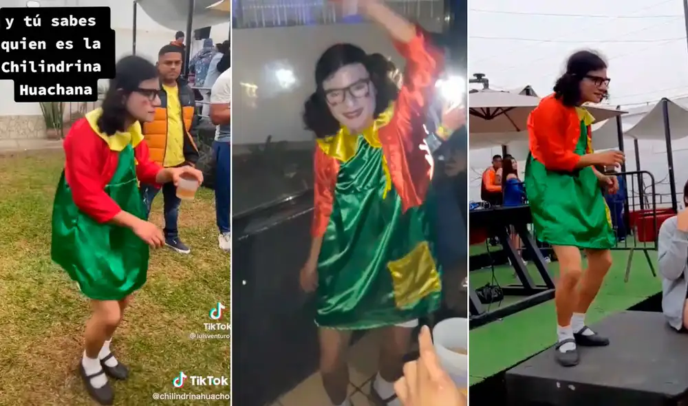 Es el personaje viral del momento y se ha ganado la simpatía de miles en las redes sociales. Foto: composición LR/TikTok/@chilindrinahuacho Es el personaje viral del momento y se ha ganado la simpatía de miles en las redes sociales. Foto: composición LR/TikTok/@chilindrinahuacho