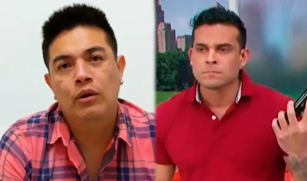 Chistian Domínguez y Leonard León están enfrentados. Foto: Instagram /  Leonard León / captura América TV