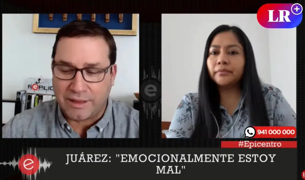 René Gastelumendi conversó con la congresista Heidy Juárez tras su salida de APP, al ser señalada como la que filtró los audios. Foto: captura LR+ René Gastelumendi conversó con la congresista Heidy Juárez tras su salida de APP, al ser señalada como la que filtró los audios. Foto: captura LR+