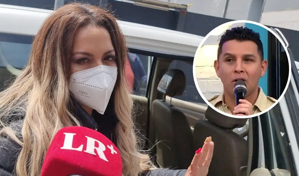 Flor Polo también acusó a Néstor Villanueva de violencia física. Foto: GLR/ captura América TV