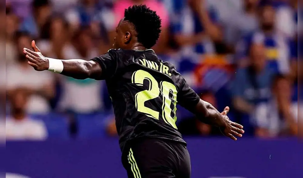 Vinicius es titular en Real Madrid. Foto: difusión Vinicius es titular en Real Madrid. Foto: difusión