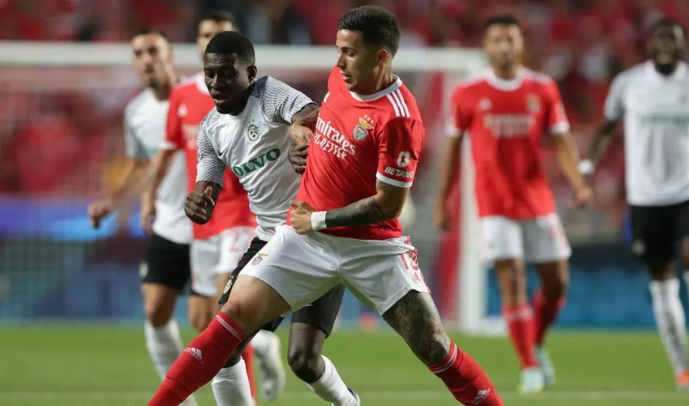 Benfica hizo respetar su localía y le ganó a Maccabi Haifa de Israel en el estadio Da Luz por la Champions League. Foto: EFE Benfica hizo respetar su localía y le ganó a Maccabi Haifa de Israel en el estadio Da Luz por la Champions League. Foto: EFE