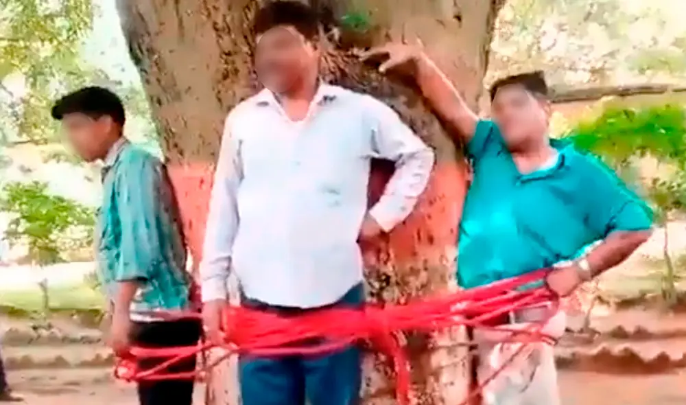 Las autoridades escolares presentaron denuncias contra 11 de los estudiantes. Foto: Twitter/@IndiaObservers Las autoridades escolares presentaron denuncias contra 11 de los estudiantes. Foto: Twitter/@IndiaObservers