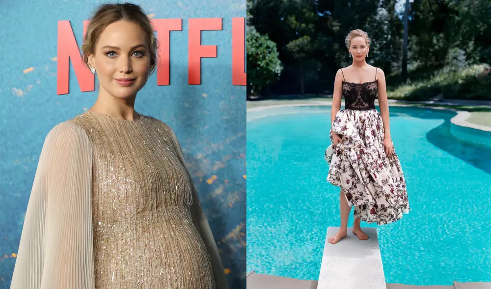 Jennifer Lawrence también habló sobre su nueva faceta como madre. Foto: composición LR/ AFP/ Vogue