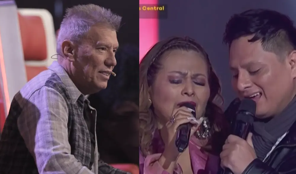 Raúl Romero tuvo emotivas palabras hacia la presentación de un participante. Foto: composición LR/captura de La voz Perú