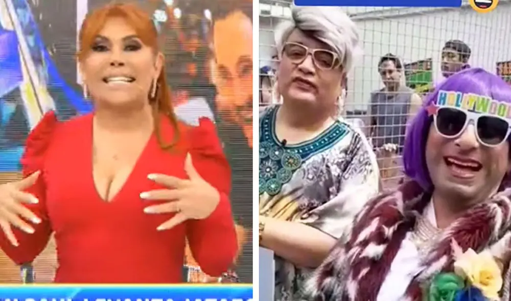 Magaly Medina saludó que Jorge Benavides y Carlos Álvarez se vuelvan a juntar. Foto: captura ATV Magaly Medina saludó que Jorge Benavides y Carlos Álvarez se vuelvan a juntar. Foto: captura ATV