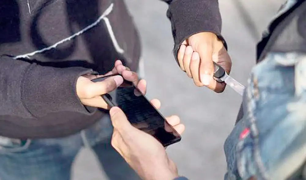 Violento. Piden mayores castigos para ladrones de celulares. Foto: difusión
