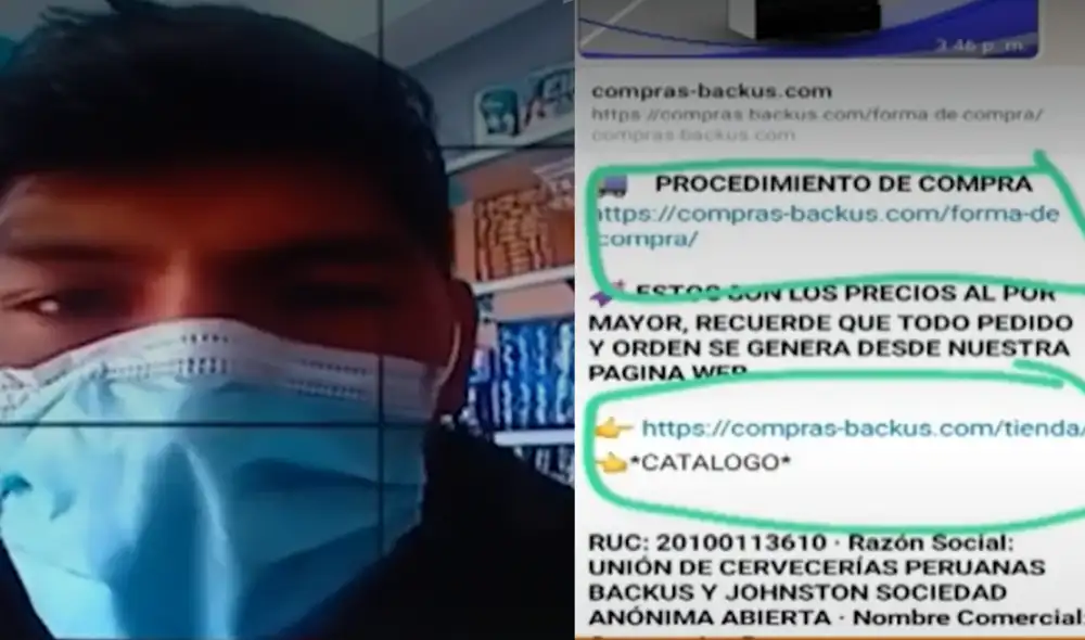 Estafas por internet: comerciante pagó 2.000 soles por un frigobar para guardar las cervezas. Foto: composición LR/captura video/ATV