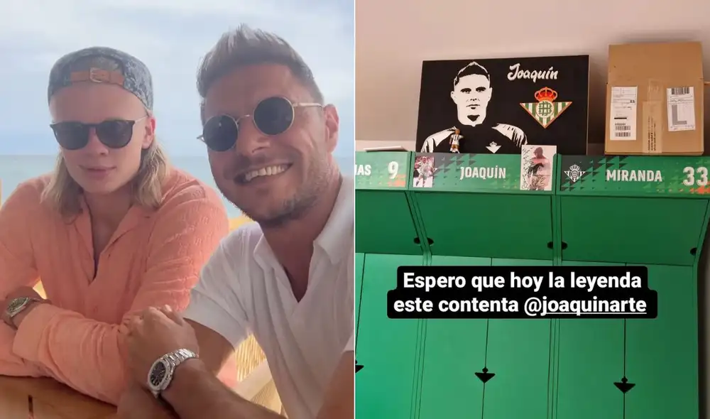 Erling Haaland y Joaquín se conocieron en las vacaciones de este 2022. Foto: Composición/Joaquín/Haaland