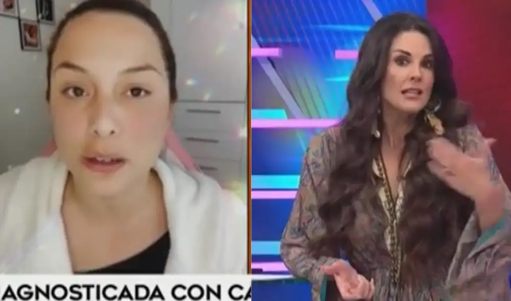 Natalia Salas confirmó que padece de cáncer de mama. Foto: composición LR/captura de América TV