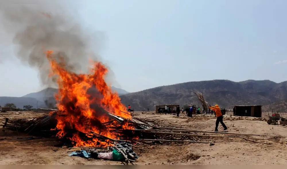 Desalojan a invasores de 8 hectáreas de Huaca Chaquiras en Chongoyape. Foto: DDC Lambayeque.
