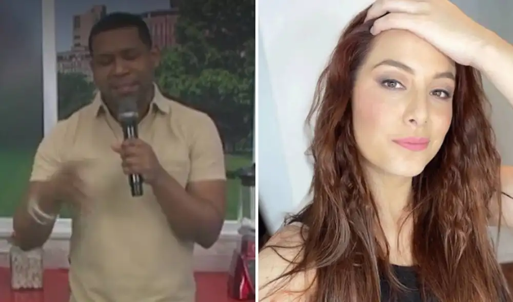 Edson Dávila y sus compañeros de "América hoy" le expresaron sus mejores deseos a Natalia Salas. Foto: composición LR/captura de América TV/Natalia Salas/Instagram