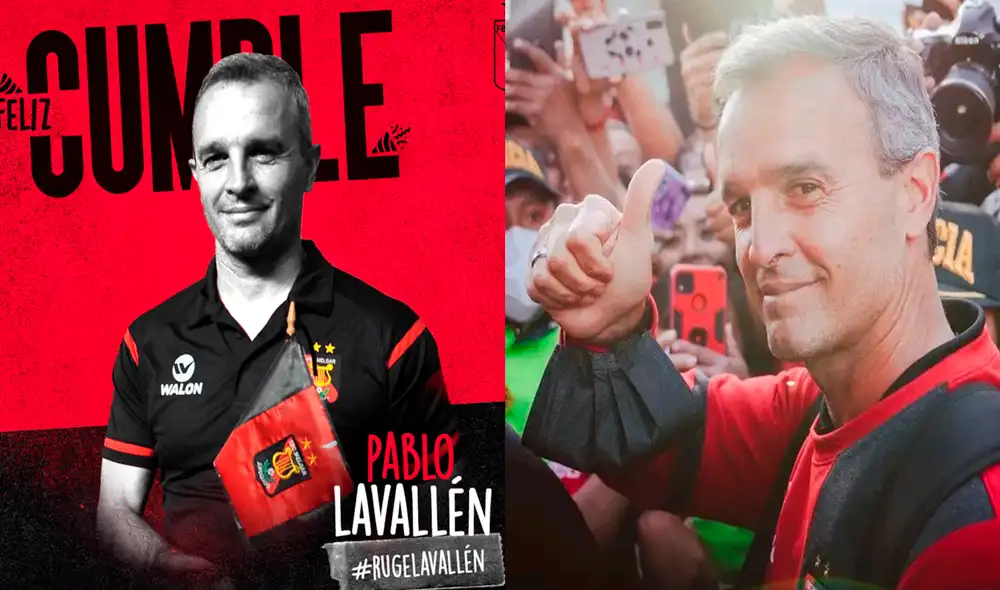 El Club FBC Melgar felicitó a Lavallén por su cumpleaños. Foto: Club FBC Melgar/ República Rojinegra