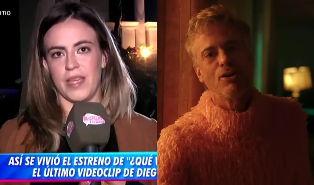 Daniella Bertie estuvo muy emocionada en el estreno de "¿Qué vas a hacer?", nuevo tema de su tío Diego Bertie. Foto: composición LR/América TV/Augusto Madueño/YouTube