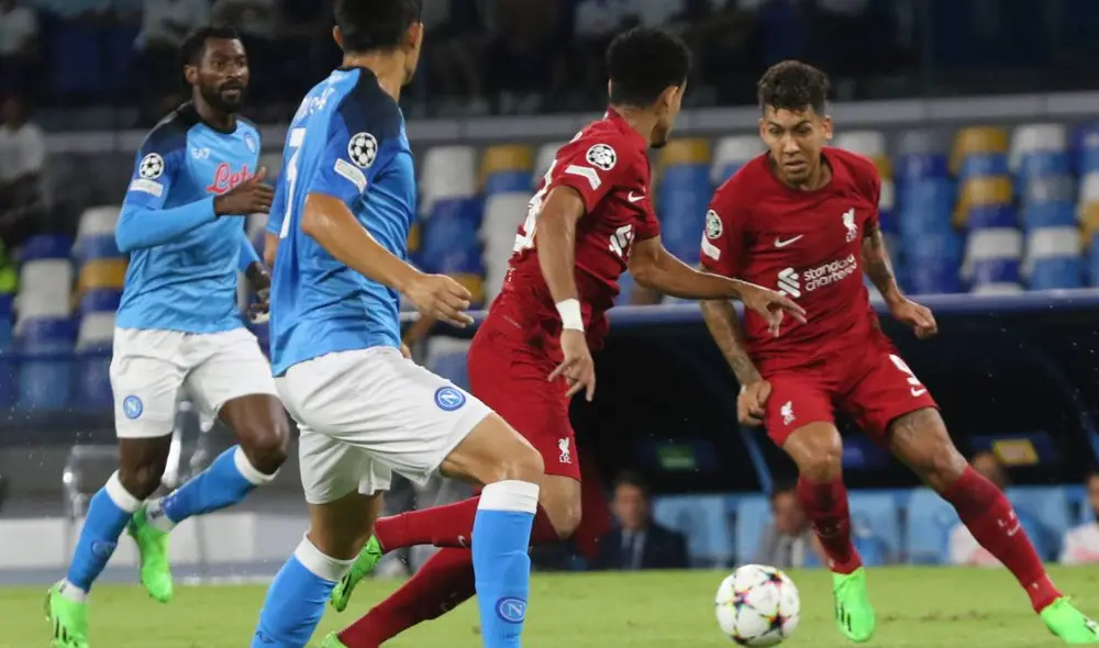 Napoli enfrentó a Liverpool en el inicio de la fase de grupos de la UEFA Champions League. Foto: EFE Napoli enfrentó a Liverpool en el inicio de la fase de grupos de la UEFA Champions League. Foto: EFE