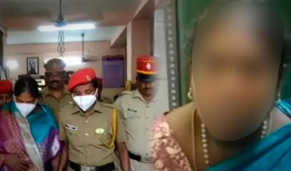 Mujer fue capturada por la Policía. Había dado al menor una bebida con veneno. Foto: composición LR/Thanti TV Mujer fue capturada por la Policía. Había dado al menor una bebida con veneno. Foto: composición LR/Thanti TV