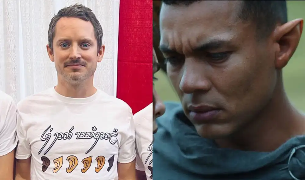 Elijah Wood y demás actores de "El señor de los anillos" defendieron en redes sociales al elenco de "Los anillos de poder". Foto: composición/ Elijah Wood/Twitter/ Amazon Prime Video