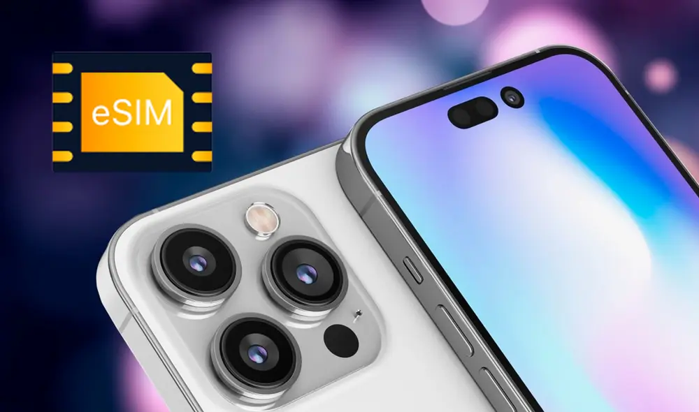 Solo los iPhone 14 que se vendan en Estados Unidos no tendrán ranura para SIM física. Foto: Apple/composición LR