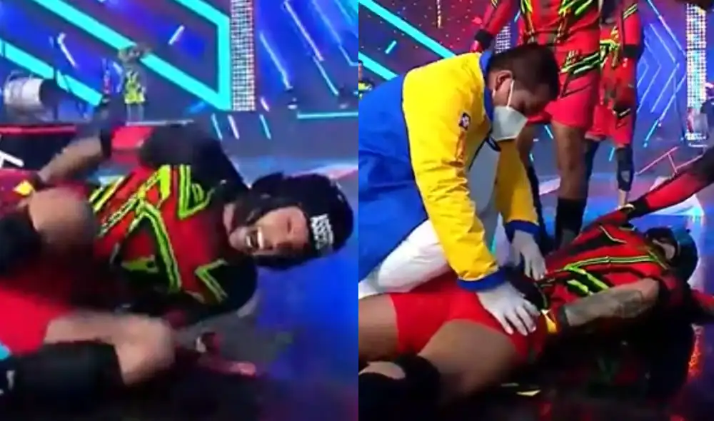 Gino Aseretto protagonizó un tenso momento en "Esto es guerra". Foto: composición LR/América TV