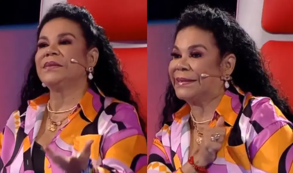 Eva Ayllón reveló detalles de su inicio artístico en "La voz senior Perú". Foto: composición LR/capturas de Latina
