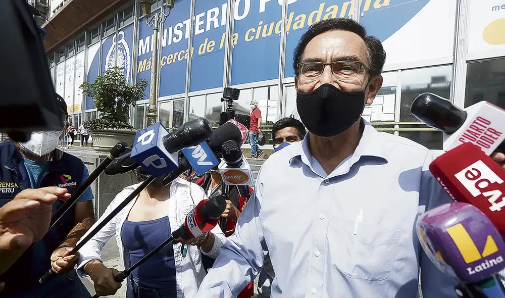 Relato. Martín Vizcarra contó la conversación que tuvo con César Acuña dos años atrás, sobre una pretensión que no aceptó. Foto: Marco Cotrina/La República