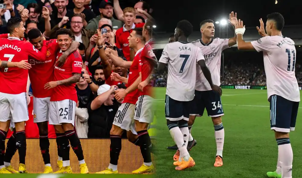 Manchester United y Arsenal debutan en la Europa League. Además, se sabrá al segundo finalista de la Sudamericana. Foto: composición/Twitter Manchester United/Twitter Arsenal Manchester United y Arsenal debutan en la Europa League. Además, se sabrá al segundo finalista de la Sudamericana. Foto: composición/Twitter Manchester United/Twitter Arsenal