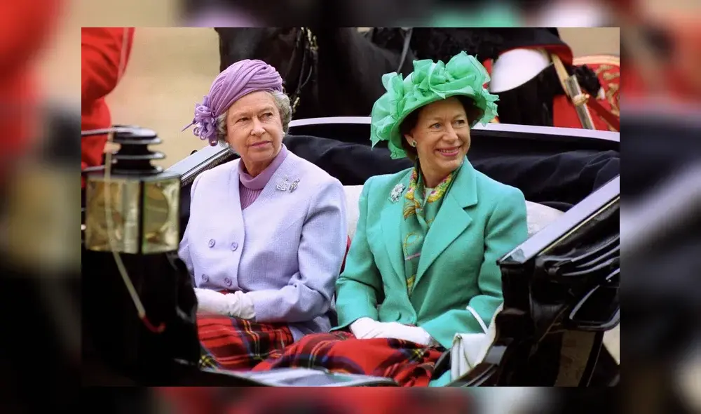 La princesa Margarita y su hermana la reina Isabel II. Foto: reuters
