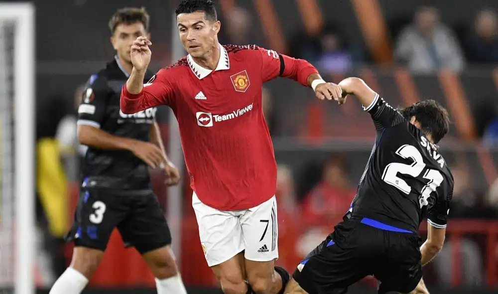 Cristiano Ronaldo arrancó de titular en la Europa League. Foto: AFP