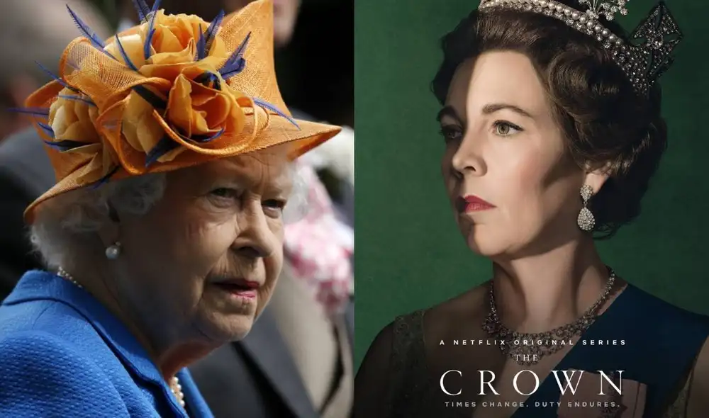 La reina Isabel II desaprobó lo que contó "The Crown" a partir de la segunda temporada. Foto: composición/AFP/Netflix