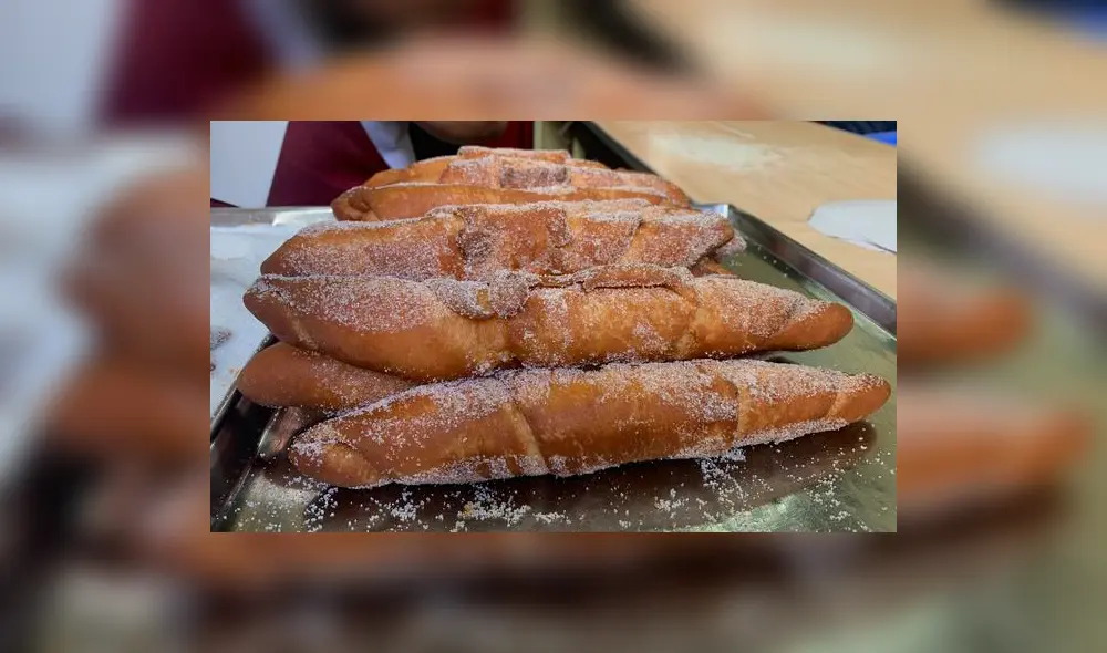 Los churros más pedidos por los comensales son los de crema pastelera. Foto Facebook/ Churrería San Francisco