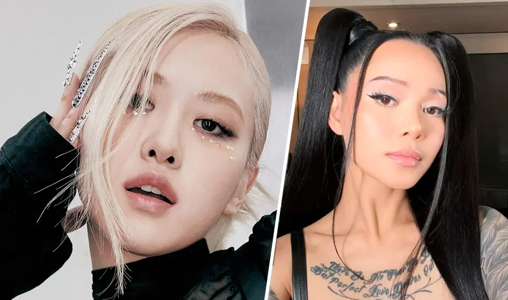 Colaboración de Rosé y Bella Poarch no llegó a ver la luz. Foto: composición YG/Instagram