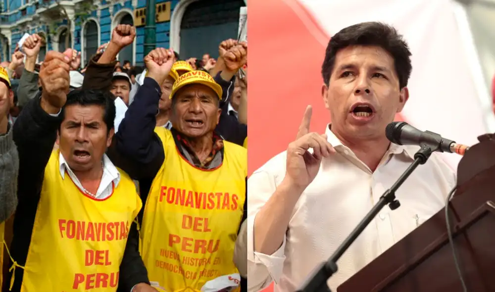 Los fonavistas vienen denunciando la falta de compromiso del Ejecutivo para coordinar cómo pagarán la deuda que tienen con ellos. Foto: composición LR/ El Peruano / Bloomberg Línea Los fonavistas vienen denunciando la falta de compromiso del Ejecutivo para coordinar cómo pagarán la deuda que tienen con ellos. Foto: composición LR/ El Peruano / Bloomberg Línea